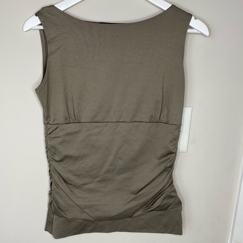 A’nue Ligne basic taupe M top
